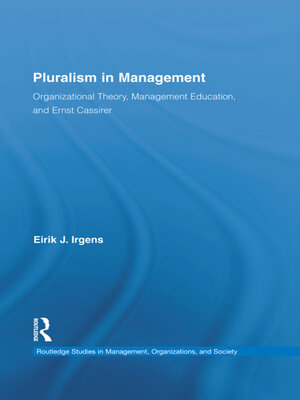 cover image of Pluralism in Management